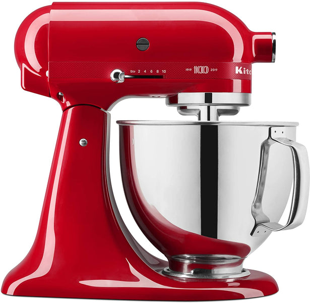 KitchenAid KSM180QHSD 100 Year Limited Edition Queen of Hearts Stand Mixer, Passion Red