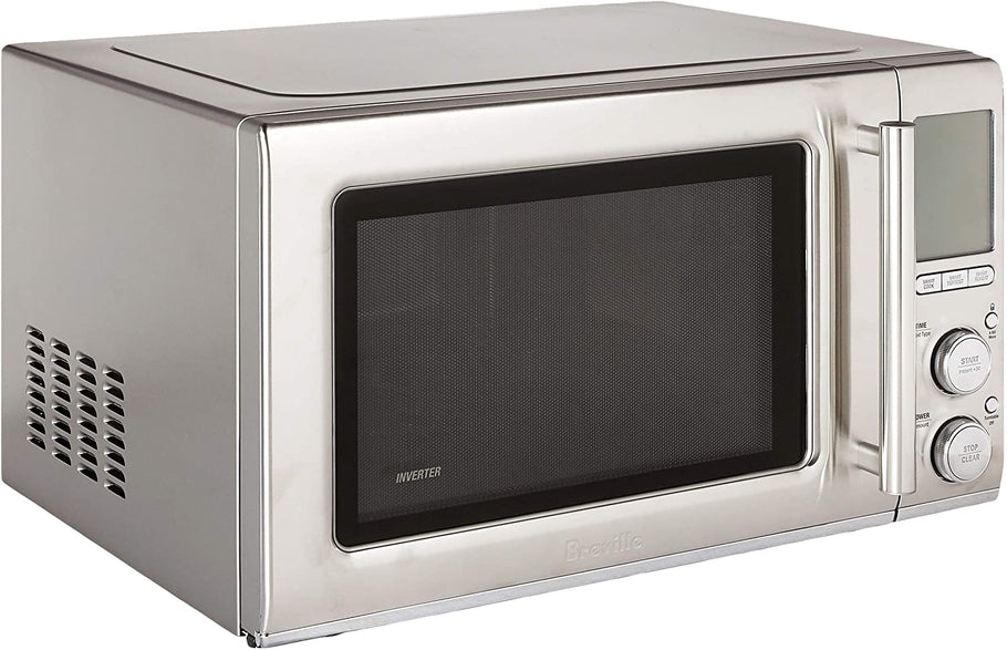 Breville BMO850BSS1BUC1 the Smooth Wave countertop microwave oven, Brushed Stainless Steel