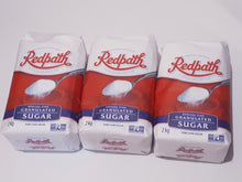 Load image into Gallery viewer, Redpath Special Fine Granulated Sugar 2 kg 3 Packs Pure Cane Sugar
