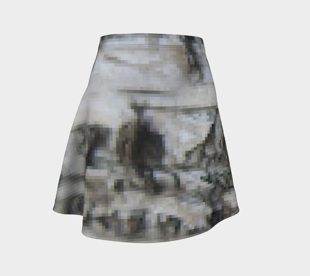 Grey Shades Flare Skirt 1