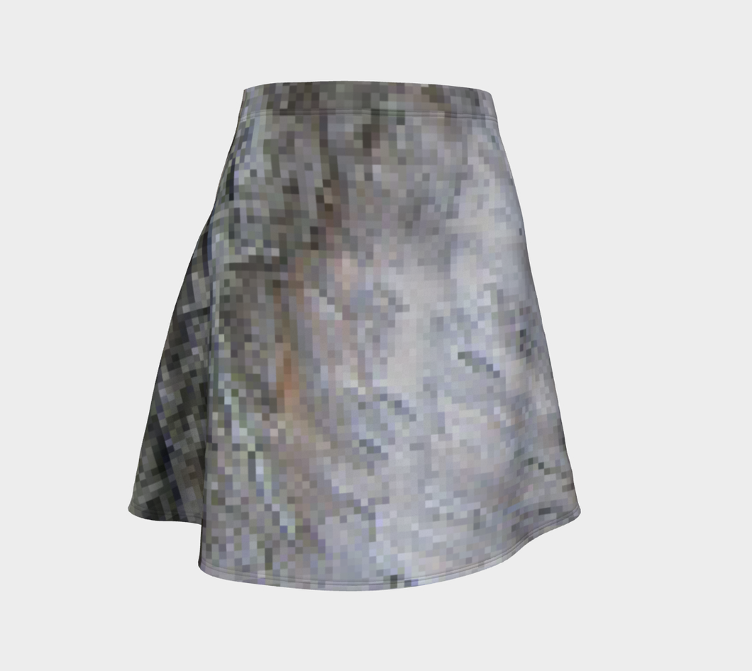 Grey Shades Flare Skirt 30