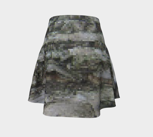 Grey Shades Flare Skirt 1