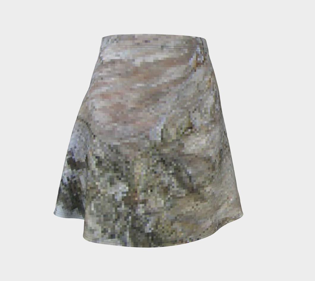 Grey Shades Flare Skirt 15
