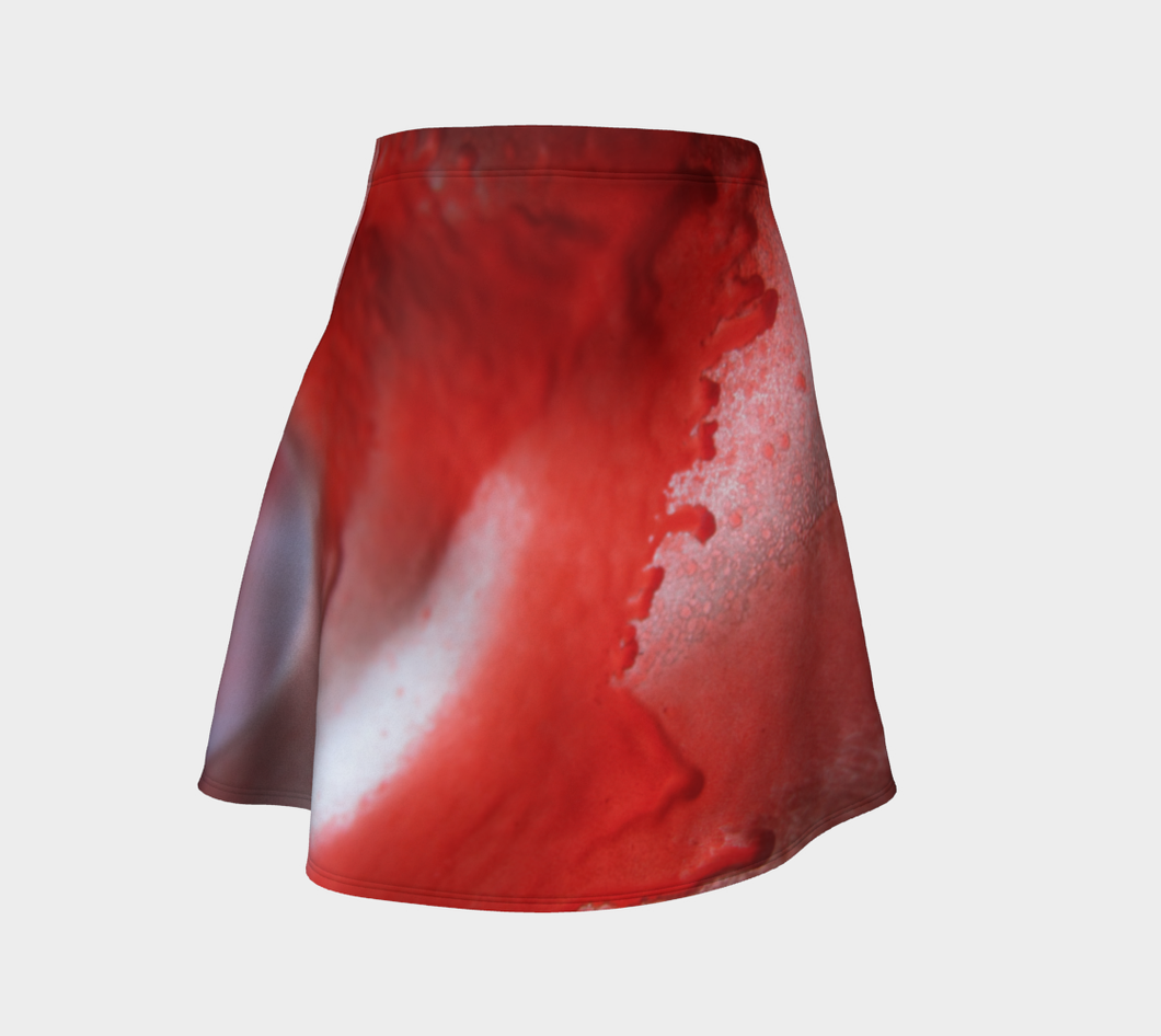 Red Shades Flare Skirt 2