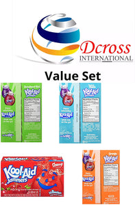 Dcross International Value Set of Kool-Aid Jammers Variety Packs 4 Different flavors 4 packs.