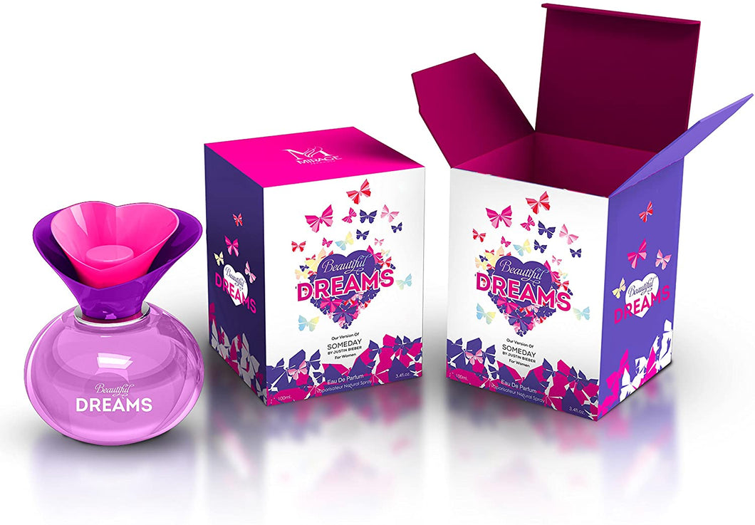Beautiful Dreams by Mirage Brand Fragrances inspired by SOMEDAY BY JUSTIN BIEBER FOR WOMEN