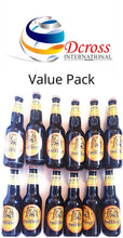 Load image into Gallery viewer, Dcross International Value Set of Tiger Malt 341ml 12 Bottles Malt Beverage Non Alcoholic
