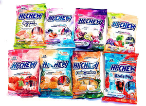 Dcross Value Set Hi-Chew Immensely Fruity Intensely Chewy Candy 8 Packs Different Flavours.