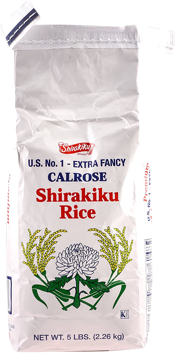 Shirakiku Calrose Rice, 5-Pound by Shirakiku