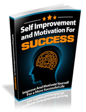 Load image into Gallery viewer, Self Improvement and Motivation for Success eBook
