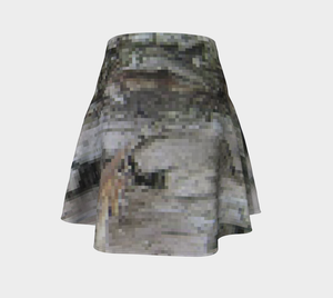 Grey Shades Flare Skirt 5