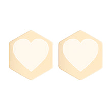 Load image into Gallery viewer, Sterling Silver Hexagon Stud Earrings

