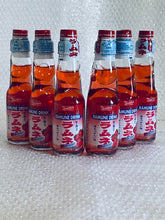 Load image into Gallery viewer, Shirakiku Ramune Marble Soft Drink Strawberry Flavor (6 Pack)
